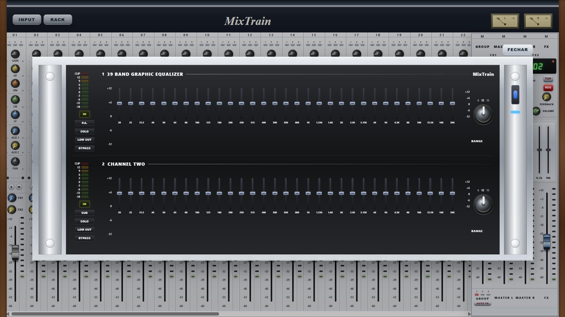mixtrain eq analogico